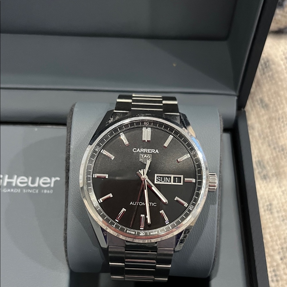 Authentic TAG Heuer Carrera Day-Date Automatic watch, reference WBN2013.FC6503. - Picture 2 of 10
